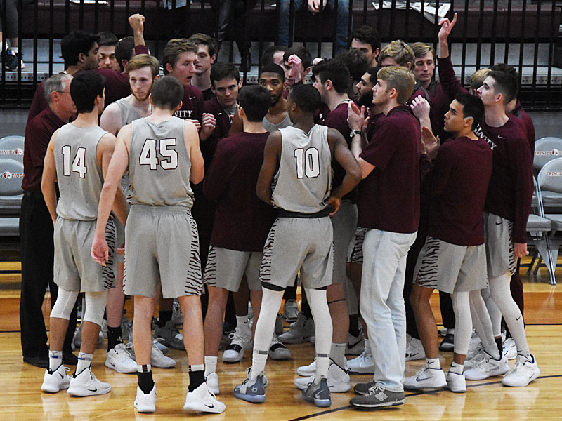 The Trinity men's basketball team plays at home today at 3 p.m. against UT-Dallas.