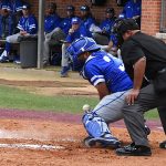 The Our Lady of the Lake University baseball team played on the road Tuesday night against crosstown rival Trinity.