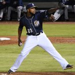 Brewers pitcher Jeremy Jeffress, in a rehab assignment with the Missions, pitches against the Nashville Sounds on April 13 at Wolff Stadium. - photo by Joe Alexander