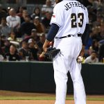 Brewers pitcher Jeremy Jeffress, in a rehab assignment with the Missions, pitches against the Memphis Redbirds on April 9 at Wolff Stadium. - photo by Joe Alexander
