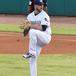 Missions pitcher Aaron Wilkerson shut out the Nashville Sounds for 6 1/3 innings on April 12 at Wolff Stadium. - photo by Joe Alexander