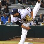 Missions pitcher Aaron Wilkerson shut out the Nashville Sounds for 6 1/3 innings on April 12 at Wolff Stadium. - photo by Joe Alexander