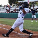 Tyrone Taylor. The Missions beat the Oklahoma City Dodgers 4-3 Friday at Wolff Stadium. - photo by Joe Alexander