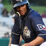 San Antonio Missions center fielder Corey Ray playing against the New Orleans Baby Cakes on Tuesday at Wolff Stadium. - photo by Joe Alexander