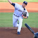 Corbin Burns started for the Missions and pitched two scoreless innings on Wednesday at Wolff Stadium. - photo by Joe Alexander