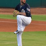 The San Antonio Missions' Aaron Wilkerson pitches against the Omaha Storm Chasers on Friday at Wolff Stadium. - photo by Joe Alexander