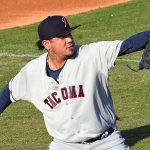 The Seattle Mariners' Felix Hernandez pitched against the San Antonio Missions on Friday at Wolff Stadium in a rehab assignment. - photo by Joe Alexander