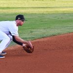 Missions infielder Cory Spangenberg playing against Nashville on Wednesday at Wolff Stadium. - photo by Joe Alexander