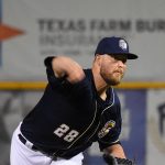 The Brewers' Jimmy Nelson pitches for the San Antonio Missions on Wednesday at Wolff Stadium. - photo by Joe Alexander