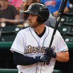 Travis Shaw had one hit and played third base for the Missions on Monday at Wolff Stadium. - photo by Joe Alexander