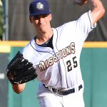 Milwaukee Brewers pitcher Brent Suter on the mound for the San Antonio Missions on Sunday at Wolff Stadium. - photo by Joe Alexander