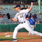 Milwaukee Brewers pitcher Brent Suter on the mound for the San Antonio Missions on Sunday at Wolff Stadium. - photo by Joe Alexander