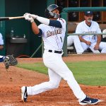The San Antonio Missions' Corey Ray hit his sixth home run of the season in the seventh inning on Sunday at Wolff Stadium. - photo by Joe Alexander