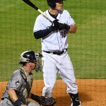 Tyler Austin bats at Wolff Stadium in Friday in his first game with the San Antonio Missions. - photo by Joe Alexander