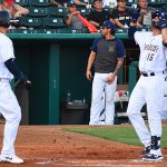 The San Antonio Missions' Tyrone Taylor hit his 13th home run of the season in the first inning on Sunday at Wolff Stadium. - photo by Joe Alexander