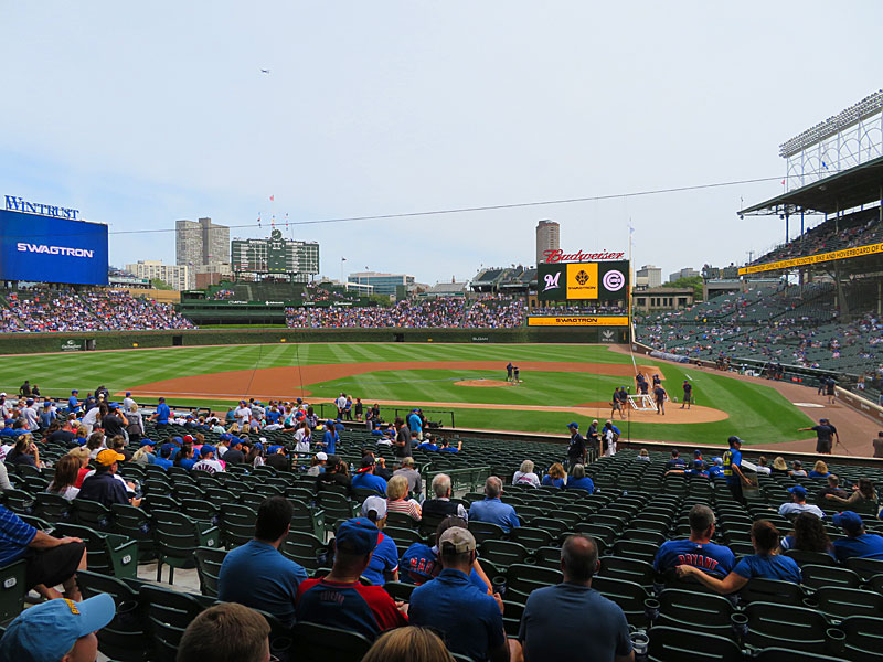 The Milwaukee Brewers and Chicago Cubs met at Wrigley Field on Friday, Aug. 30, 2019. - photo by Joe Alexander