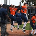 Madison Washington hit a two-run homer in the third inning for UTSA's first runs of the game in Saturday's victory over North Texas. - photo by Joe Alexander