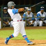 Johnny Hernandez of the Flying Chanclas de San Antonio playing against the Acadiana Cane Cutters at Wolff Stadium on Sunday, July 5, 2020. - photo by Joe Alexander