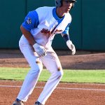 Leyton Barry from UTSA playing for the Flying Chanclas at Wolff Stadium during the 2020 Texas Collegiate League season. - photo by Joe Alexander