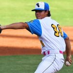 Marcelo Perez pitches for the Flying Chanclas at Wolff Stadium during the 2020 TCL season. - photo by Joe Alexander