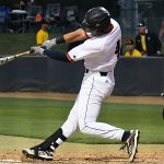 UTSA's Chase Keng playing against Southern Miss on April 1, 2021, at Roadrunner Field. - photo by Joe Alexander