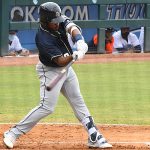San Antonio Missions infielder Eguy Rosario playing in Corpus Christi against the Hooks on May 4, 2021. - photo by Joe Alexander