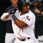 San Antonio Missions infielder Eguy Rosario playing against Frisco on May 19, 2021, at Wolff Stadium. - photo by Joe Alexander