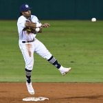 Missions infielder Eguy Rosario playing against Frisco on May 22, 2021, at Wolff Stadium. - photo by Joe Alexander
