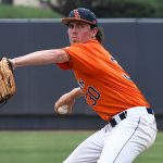 UTSA's John Chomko pitching against Old Dominion on May 9 at Roadrunner Field. - photo by Joe Alexander