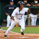 CJ Abrams playing for the San Antonio Missions against the Frisco Round Riders on Wednesday, May 19, 2021, at Wolff Stadium. - photo by Joe Alexander