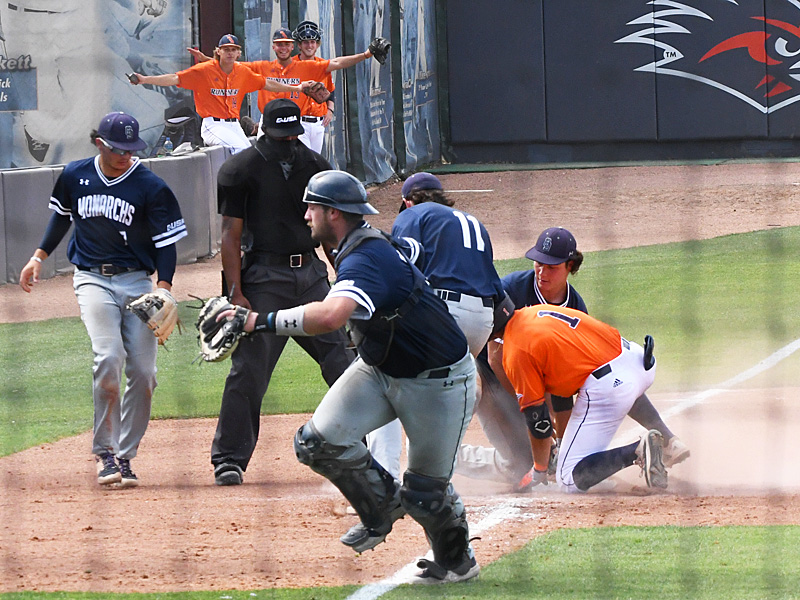 UTSA beat 19th-ranked Old Dominion 12-10 Saturday in the first game of a doubleheader at Roadrunner Field. - photo by Joe Alexander