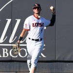 Chase Keng playing for UTSA against Middle Tennessee on April 10, 2021, at Roadrunner Field. - photo by Joe Alexander
