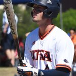 Chase Keng playing for UTSA against Rice on April 24, 2021, at Roadrunner Field. - photo by Joe Alexander
