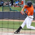 Chase Keng playing for UTSA against Old Dominion on May 9, 2021, at Roadrunner Field. - photo by Joe Alexander