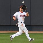 Dylan Rock playing for UTSA against Middle Tennessee on April 10, 2021, at Roadrunner Field. - photo by Joe Alexander