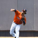 Dylan Rock playing for UTSA against Old Dominion on May 8, 2021, at Roadrunner Field. - photo by Joe Alexander