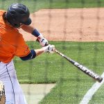 Dylan Rock playing for UTSA against Old Dominion on May 8, 2021, at Roadrunner Field. - photo by Joe Alexander
