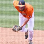 Griffin Paxton playing for UTSA against Old Dominion on May 8, 2021, at Roadrunner Field. - photo by Joe Alexander