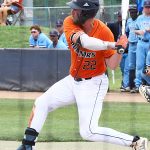 Griffin Paxton playing for UTSA against Old Dominion on May 9, 2021, at Roadrunner Field. - photo by Joe Alexander