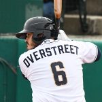 Kyle Overstreet playing for the San Antonio Missions against the Frisco RoughRiders on May 18, 2021, at Wolff Stadium. - photo by Joe Alexander