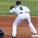 Kyle Overstreet playing for the San Antonio Missions against the Northwest Arkansas Naturals on June 18, 2021, at Wolff Stadium. - photo by Joe Alexander