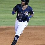 Eguy Rosario hit a two-run homer in the sixth inning, when the San Antonio Missions scored six runs to take a 6-3 lead over the Midland RockHounds on Friday at Wolff Stadium. - photo by Joe Alexander