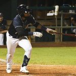 The San Antonio Missions' Allen Cordoba had a hit, a run and a sacrifice fly. The Missions beat the Northwest Arkansas Naturals 5-3 on Tuesday, June 15, 2021, at Wolff Stadium. - photo by Joe Alexander