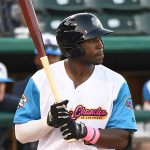 Dwanya Williams-Sutton made his San Antonio Missions debut and played left field against the Northwest Arkansas Naturals on Thursday at Wolff Stadium. - photo by Joe Alexander