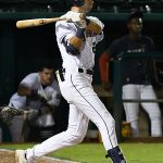 Ben Ruta made his San Antonio Missions debut and played left field in Tuesday's victory over the Amarillo Sod Poodles at Wolff Stadium. - photo by Joe Alexander