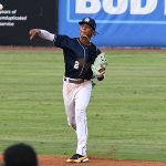 San Antonio Missions shortstop and San Diego Padres prospect CJ Abrams playing against the Corpus Christi Hooks on Wednesday, June 30, 2021, at Wolff Stadium. - photo by Joe Alexander