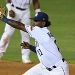 Olivier Basabe playing for the San Antonio Missions against the Amarillo Sod Poodles on July 11, 2021, at Wolff Stadium. - photo by Joe Alexander