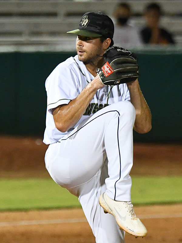 San Antonio Missions reliever Tom Cosgrove pitched one scoreless inning on Wednesday at Wolff Stadium. - photo by Joe Alexander
