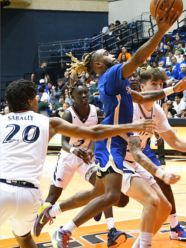 Caleb Jordan had a team-high 17 points for St. Mary's in Monday's road loss to UTSA. - photo by Joe Alexander