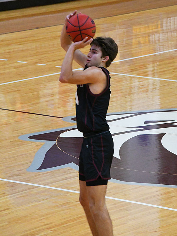 Tanner Brown hit this 3-pointer with 8:21 left to put Trinity in front for good. - photo by Joe Alexander